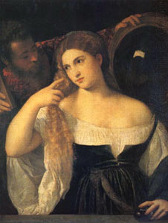 Titian A Woman at Her Toilet (mk05) china oil painting image