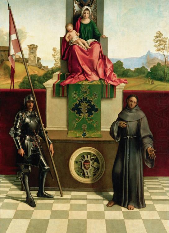 Giorgione Virgin and Child with SS Francis and Liberalis (mk08) china oil painting image