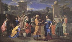 Poussin Eliezer and Rebecca (mk05) china oil painting image
