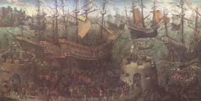 Anonymous The Embarkation of Henry VIII at Dover (mk25) china oil painting image