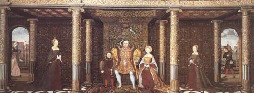 Anonymous The Family of Henry VIII (mk25) china oil painting image