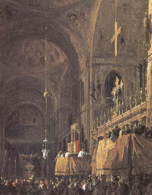 Canaletto Interior of San Marco (mk25) china oil painting image