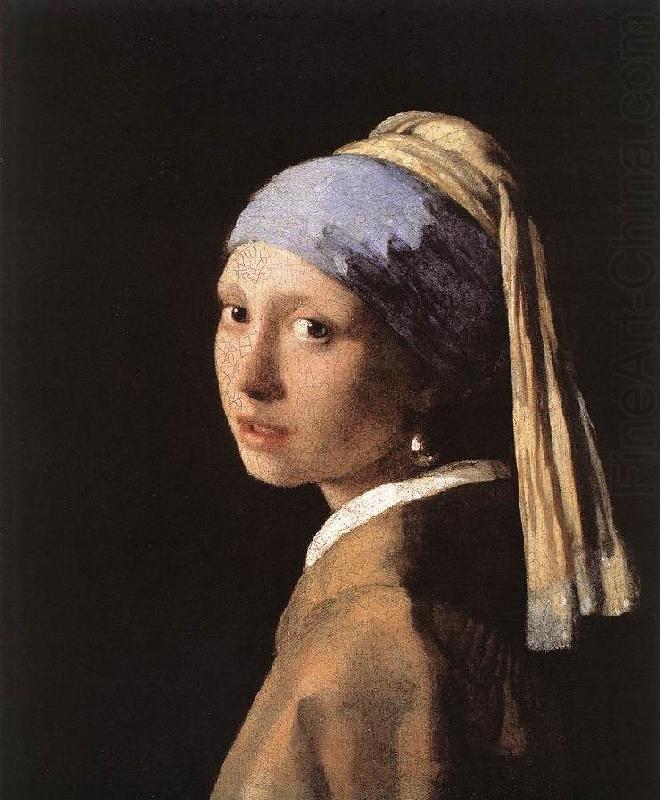 JanVermeer Girl with a Pearl Earring china oil painting image