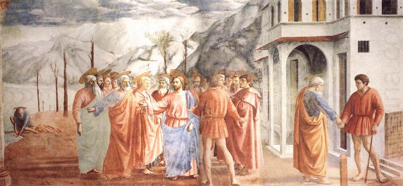 MASACCIO The Tribute Money china oil painting image