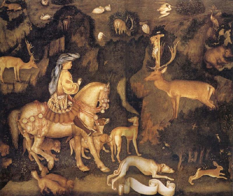 PISANELLO The Vision of St Eustace china oil painting image