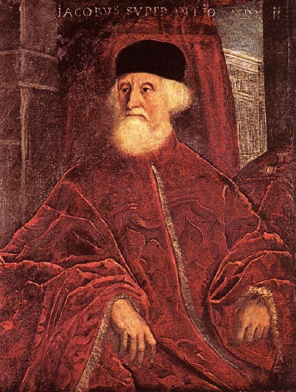 Tintoretto Portrait of Jacopo Soranzo china oil painting image