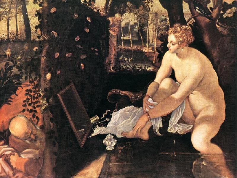 Tintoretto The Bathing Susanna china oil painting image