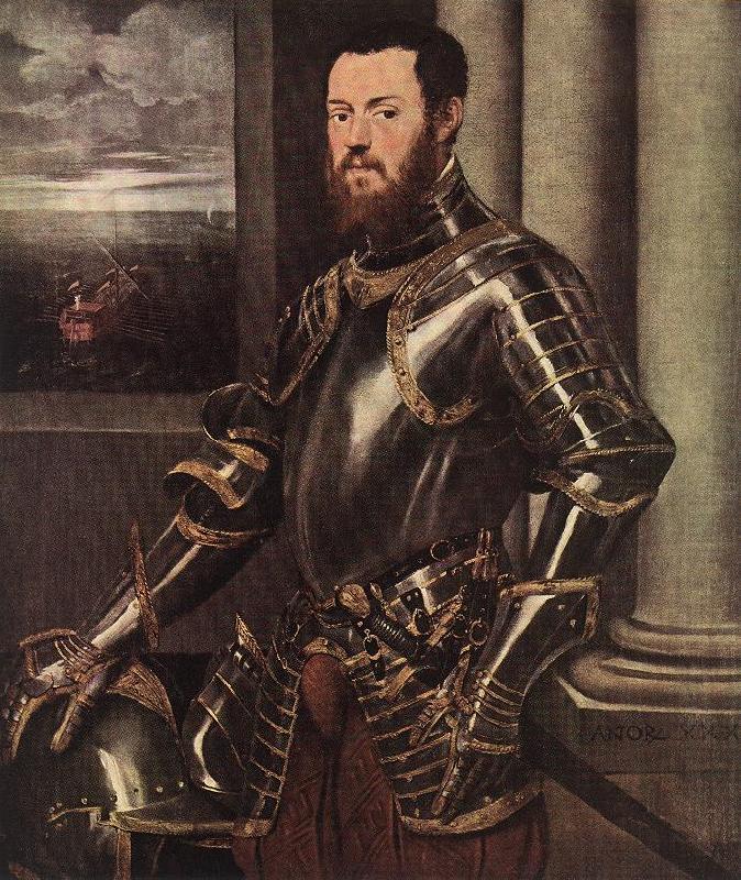 Tintoretto Man in Armour china oil painting image