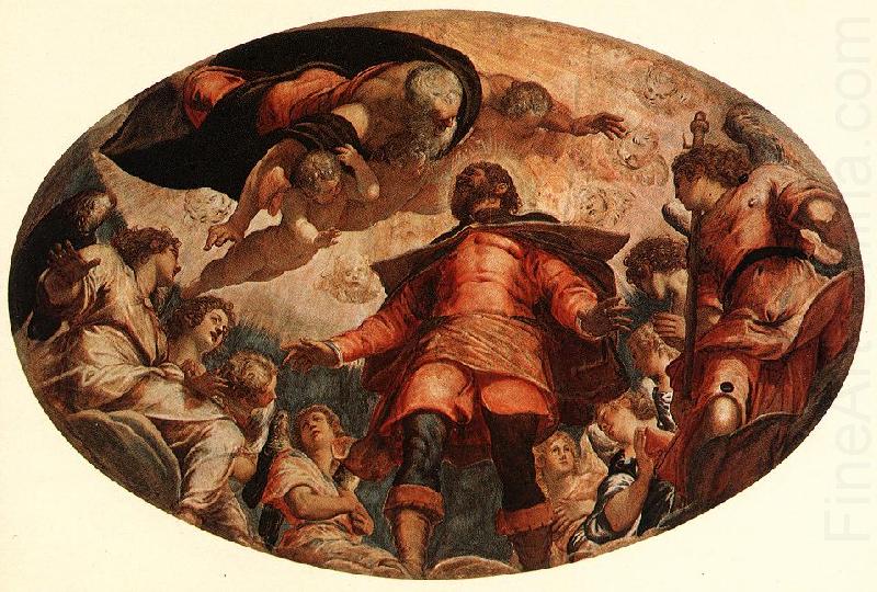 Tintoretto Glorification of St Roch china oil painting image
