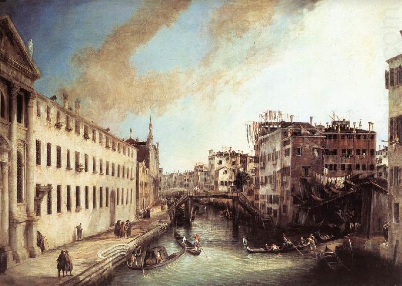 Rio dei Mendicanti, Canaletto