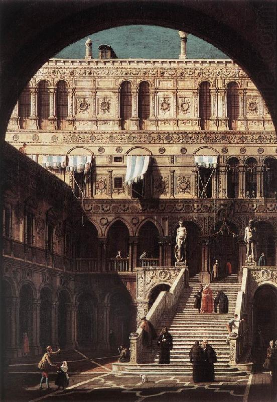 Scala dei Giganti f, Canaletto