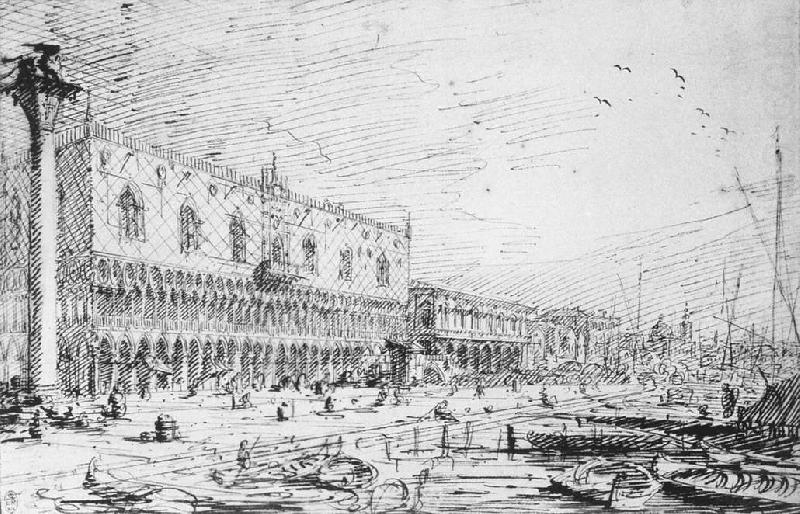 Venice: Riva degli Schiavoni ff, Canaletto