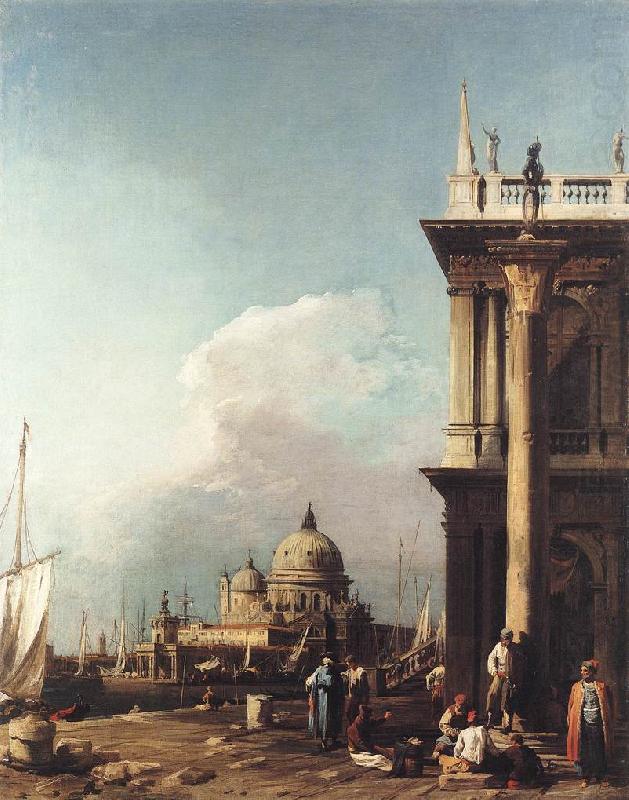 Venice: The Piazzetta Looking South-west towards S. Maria della Salute sdfg, Canaletto
