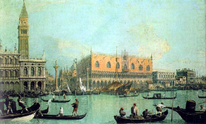 Veduta del Palazzo Ducale, Canaletto