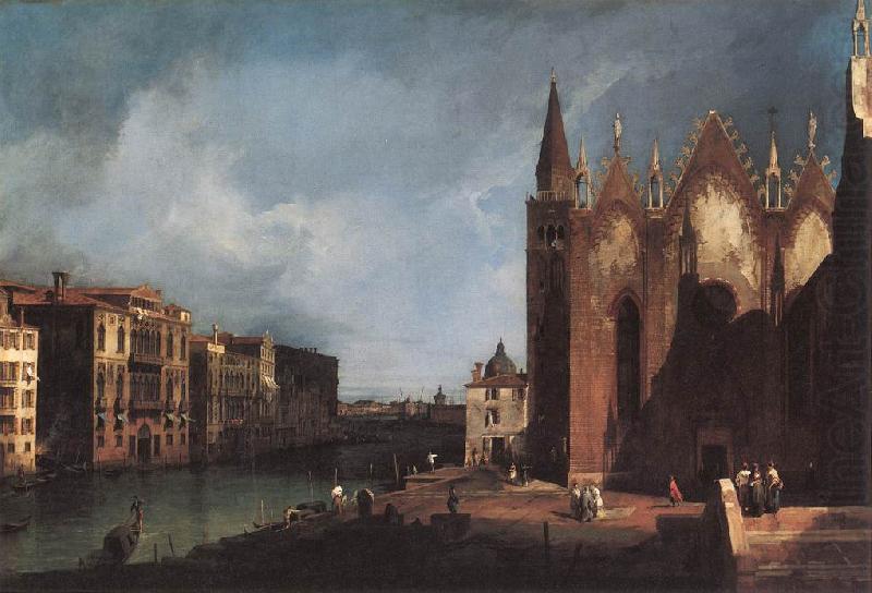 The Grand Canal near Santa Maria della Carita fgh, Canaletto
