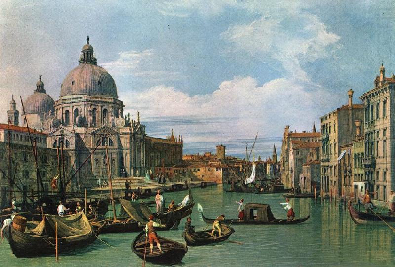 The Grand Canal and the Church of the Salute df, Canaletto