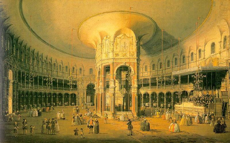 Ranelagh, the Interior of the Rotunda, Canaletto