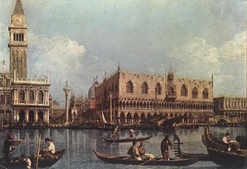 View of the Bacino di San Marco (St Mark s Basin), Canaletto