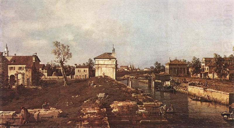 The Brenta Canal at Padua dsf, Canaletto