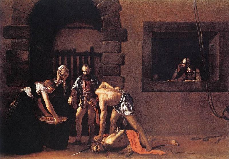 Beheading of Saint John the Baptist fg, Caravaggio