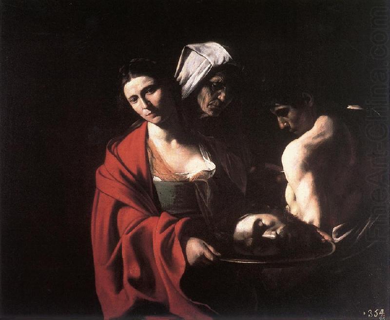 Salome with the Head of the Baptist fg, Caravaggio