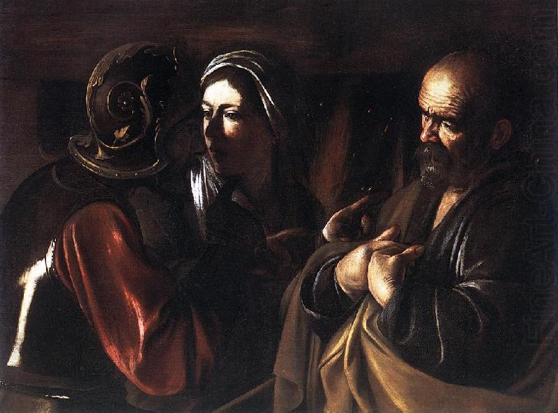 The Denial of St Peter dfg, Caravaggio