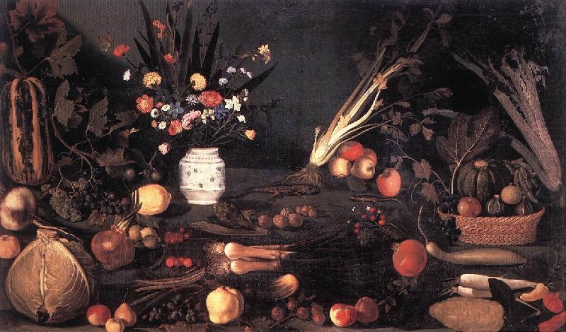 Still-Life with Flowers and Fruit g, Caravaggio