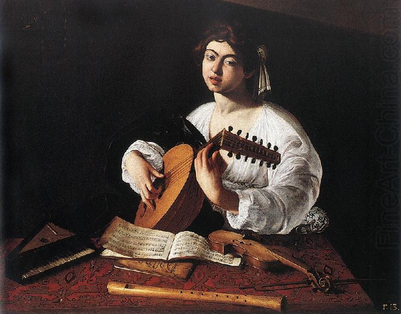 Caravaggio The Lute Player f