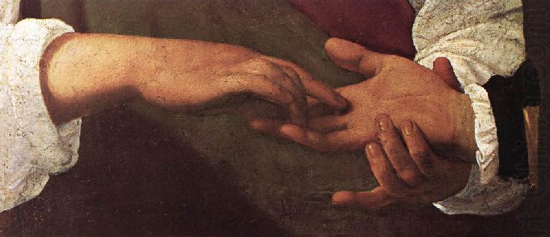 The Fortune Teller (detail) drgdf, Caravaggio