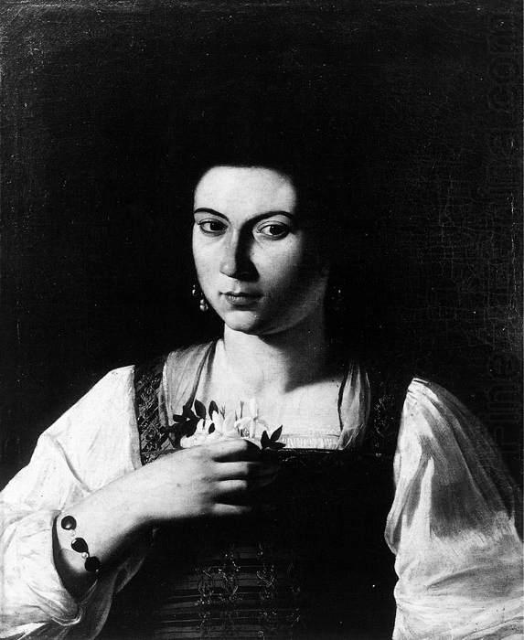 Portrait of a Courtesan fg, Caravaggio