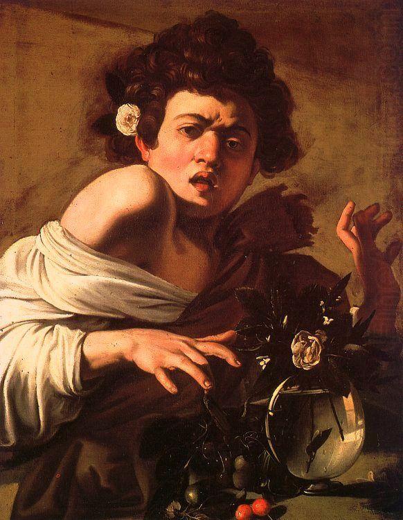 Youth Bitten by a Green Lizard, Caravaggio