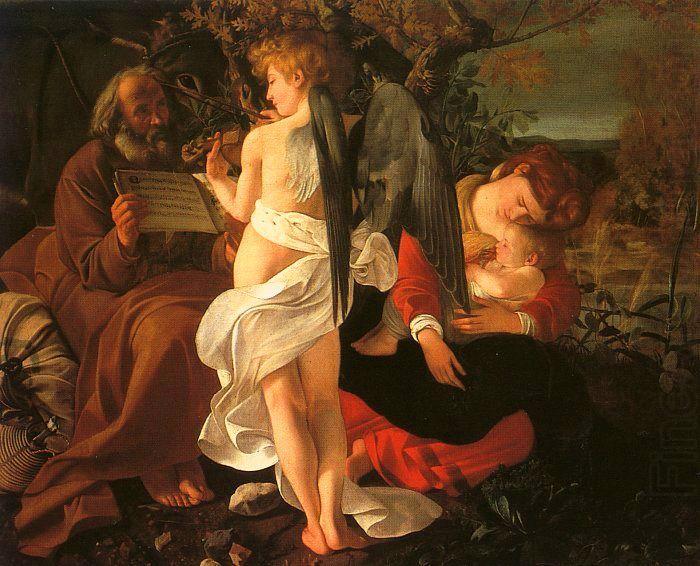Rest During the Flight into Egypt, Caravaggio