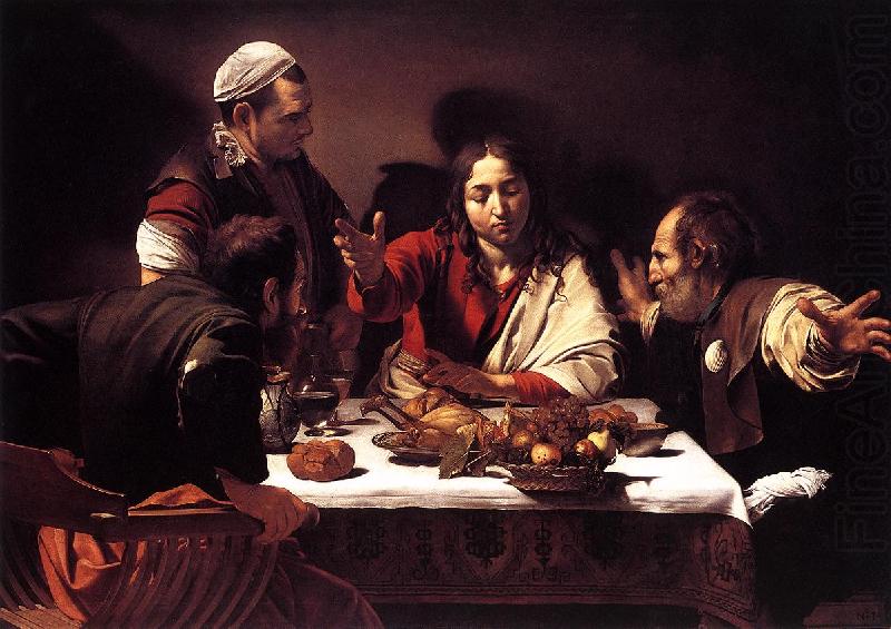 Supper at Emmaus gg, Caravaggio