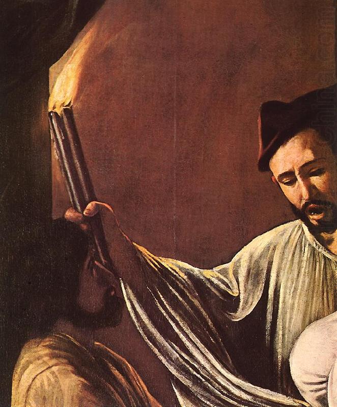 The Seven Acts of Mercy (detail) dfg, Caravaggio