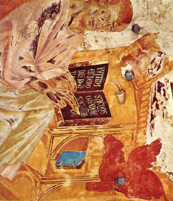 St Luke (detail) sd, Cimabue