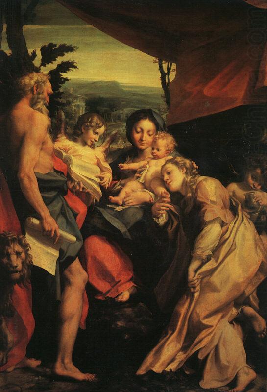 Madonna with St.Jerome, Correggio