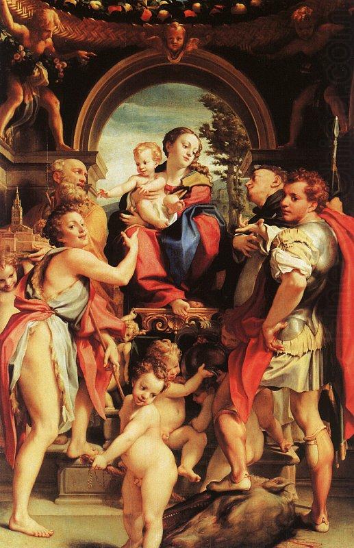 Madonna with St.George, Correggio