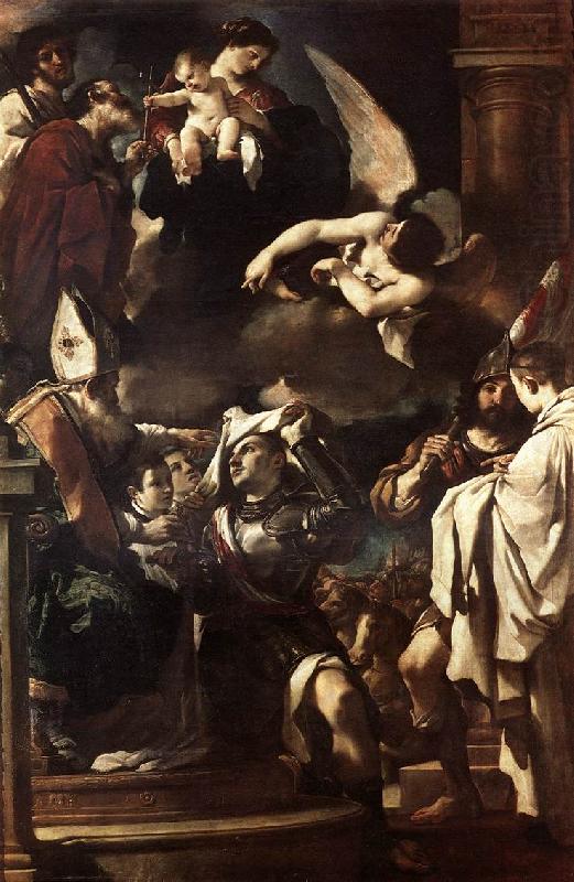 GUERCINO St William of Aquitaine Receiving the Cowln  ngb