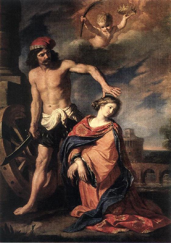 Martyrdom of St Catherine sdg, GUERCINO