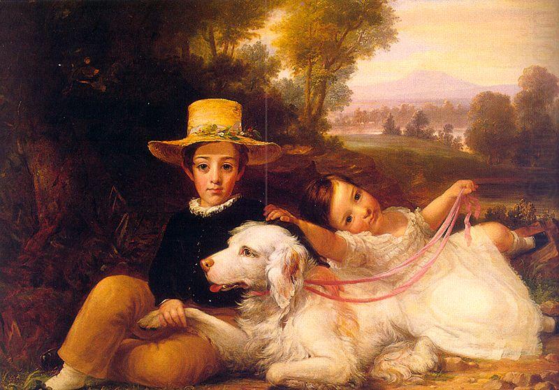 Portrait of Two Young Children, George Henry Harlow