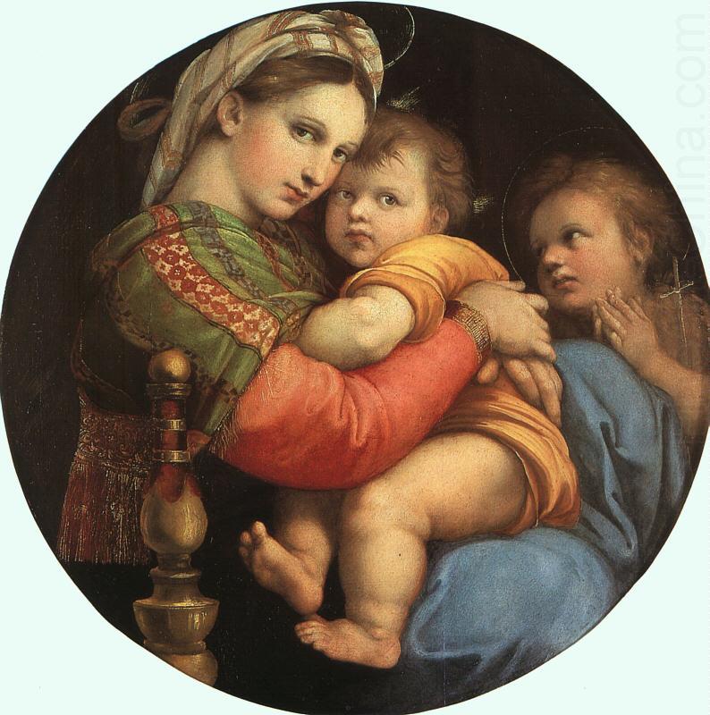 THE MADONNA OF THE CHAIR or Madonna della Sedia, Raphael