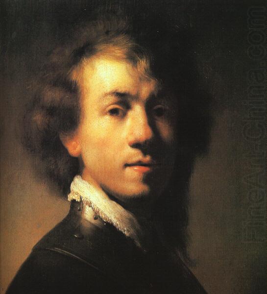 Self Portrait with Lace Collar, Rembrandt