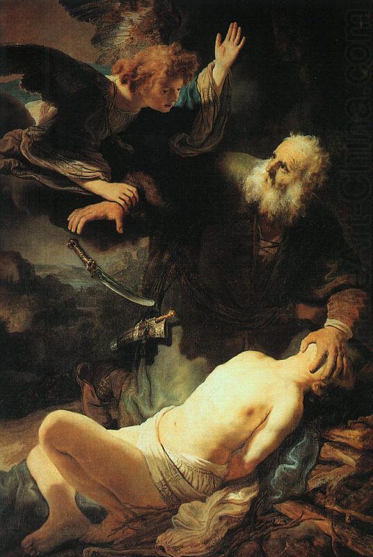 The Sacrifice of Isaac, Rembrandt