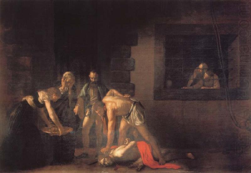 The Beheanding of tst john the baptist, Caravaggio