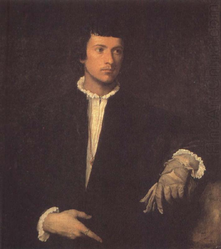 Titian Man with a Glove