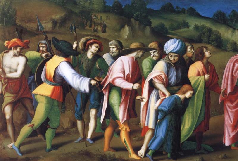 Joseph Pardons His Brothers, BACCHIACCA