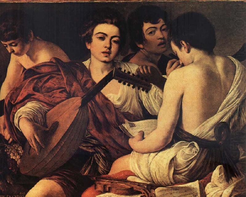 Caravaggio The Musicians oil painting picture