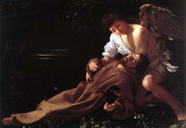 Caravaggio St. Francis in Ecstasy