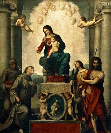 Madonna with St. Francis, Correggio