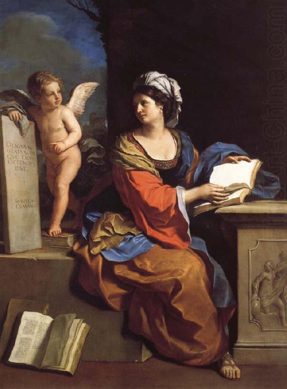 The Cumaean Sibyl with a Putto, GUERCINO